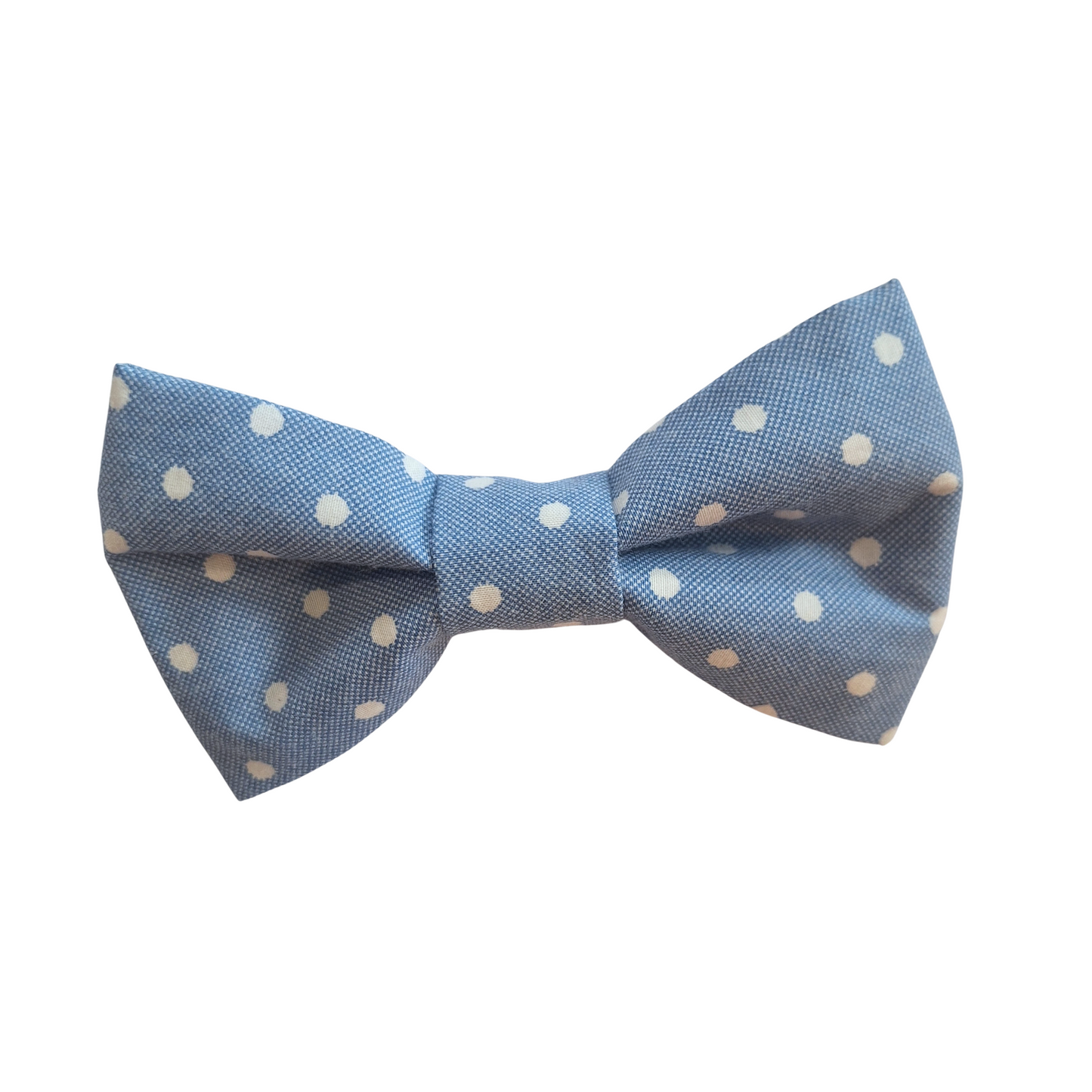 Sky Blue Polka Dots Bow Tie