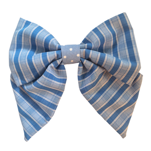 Lunchtime Striped Bow