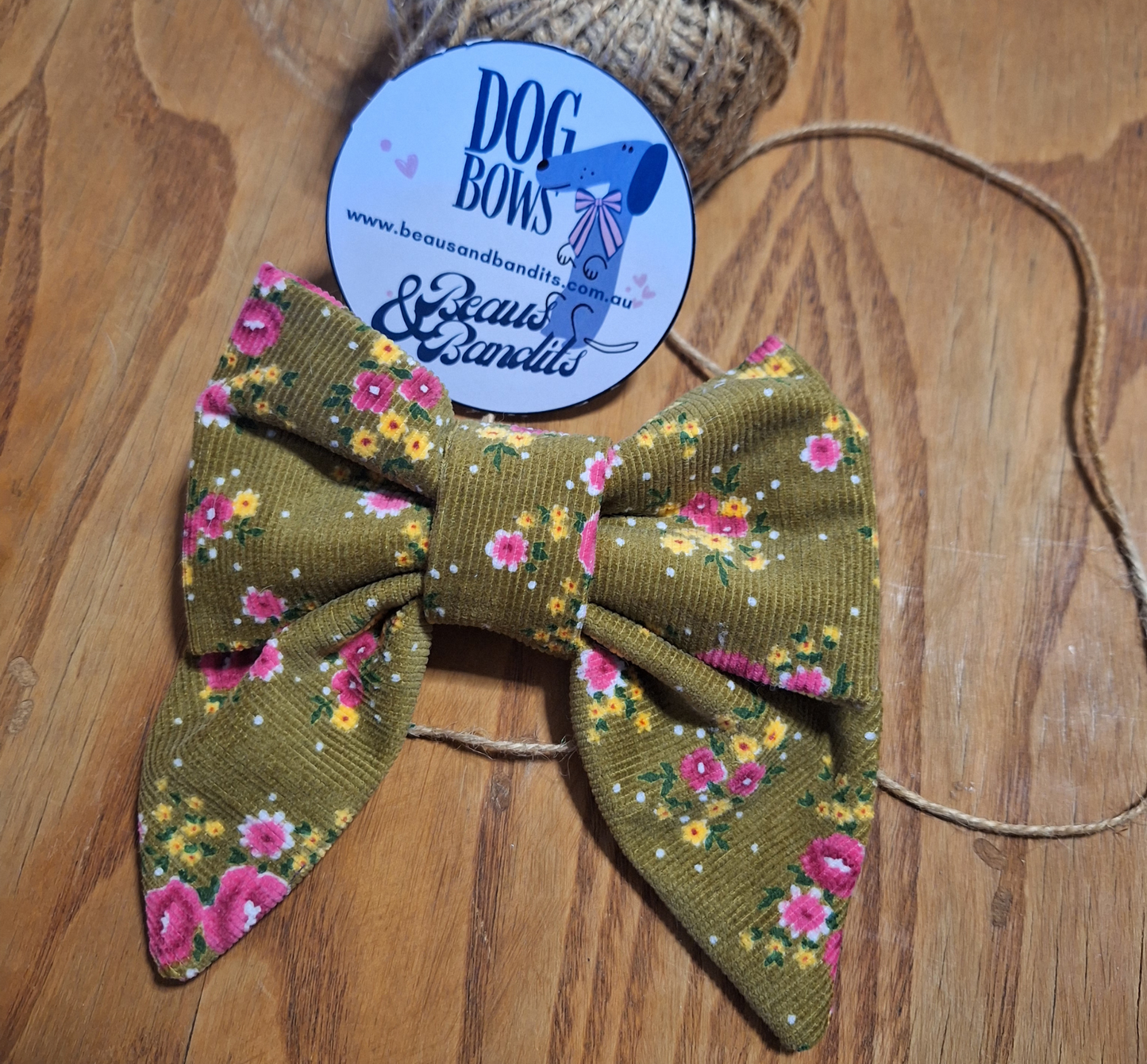Tea & Tiny Flowers Sailor Bow