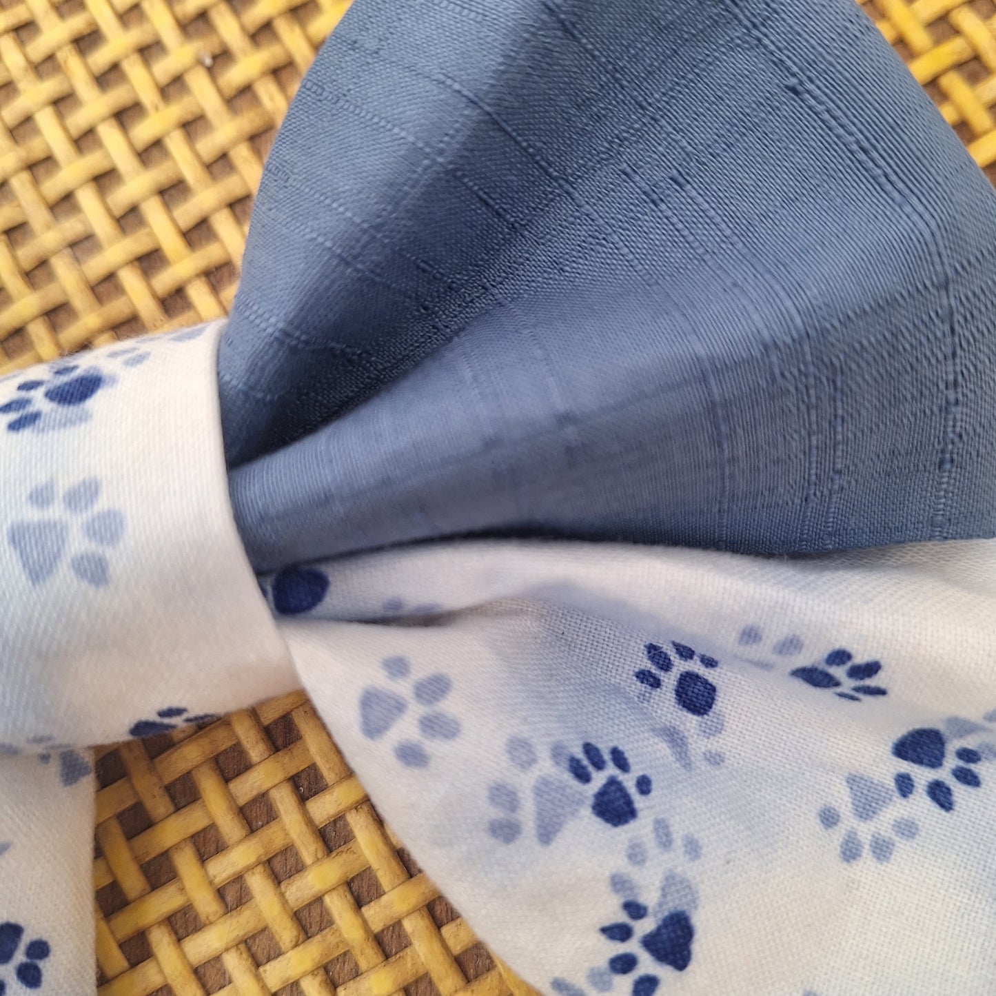 Paw Print Sailor Bow