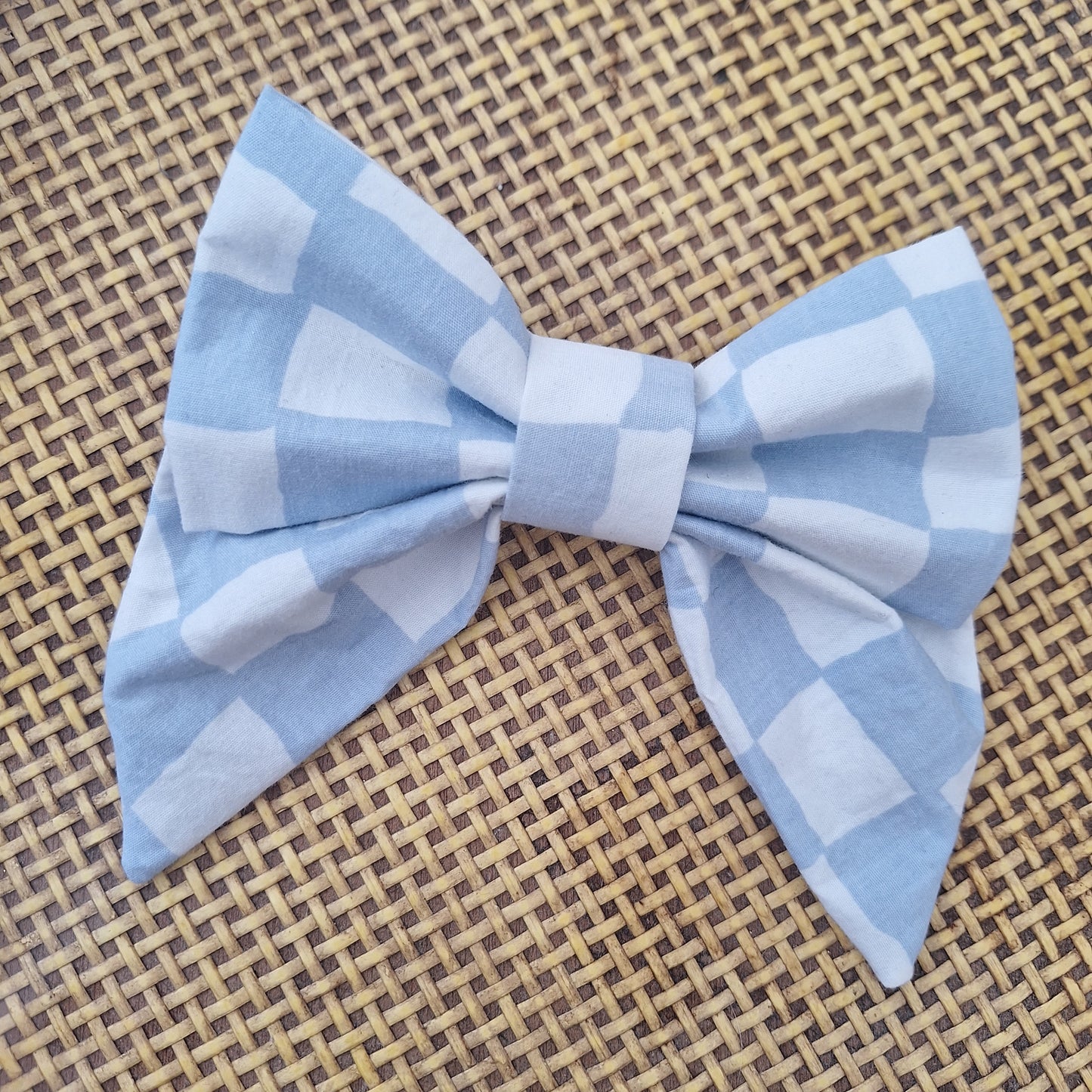 Cheeky Check Sailor Bow