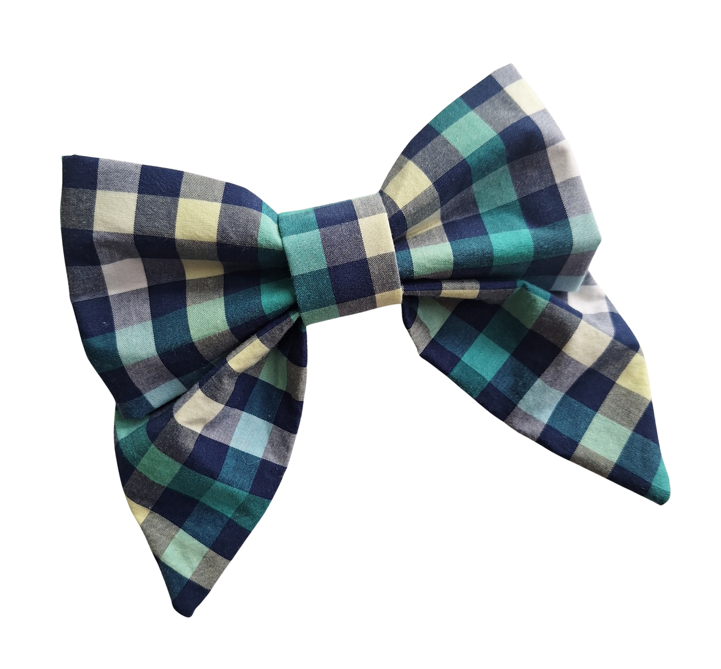Winters Day Plaid Sailor Bow