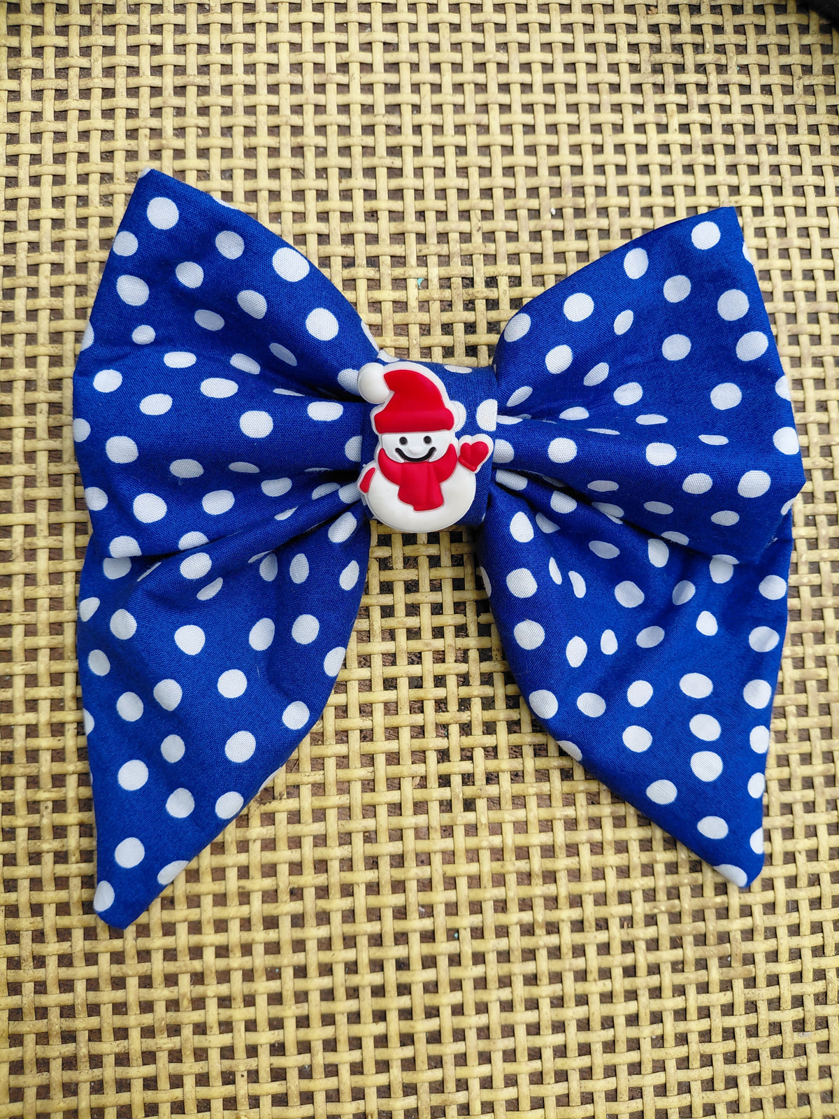 Snowy White Christmas Bow