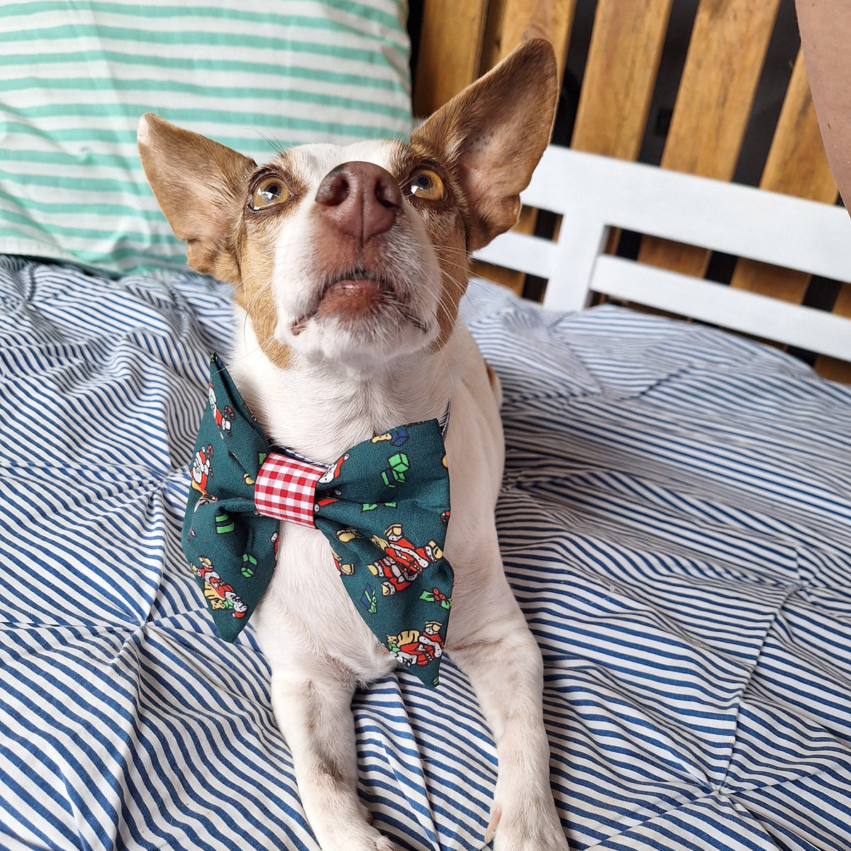 Jolly Santa Sailor Bow