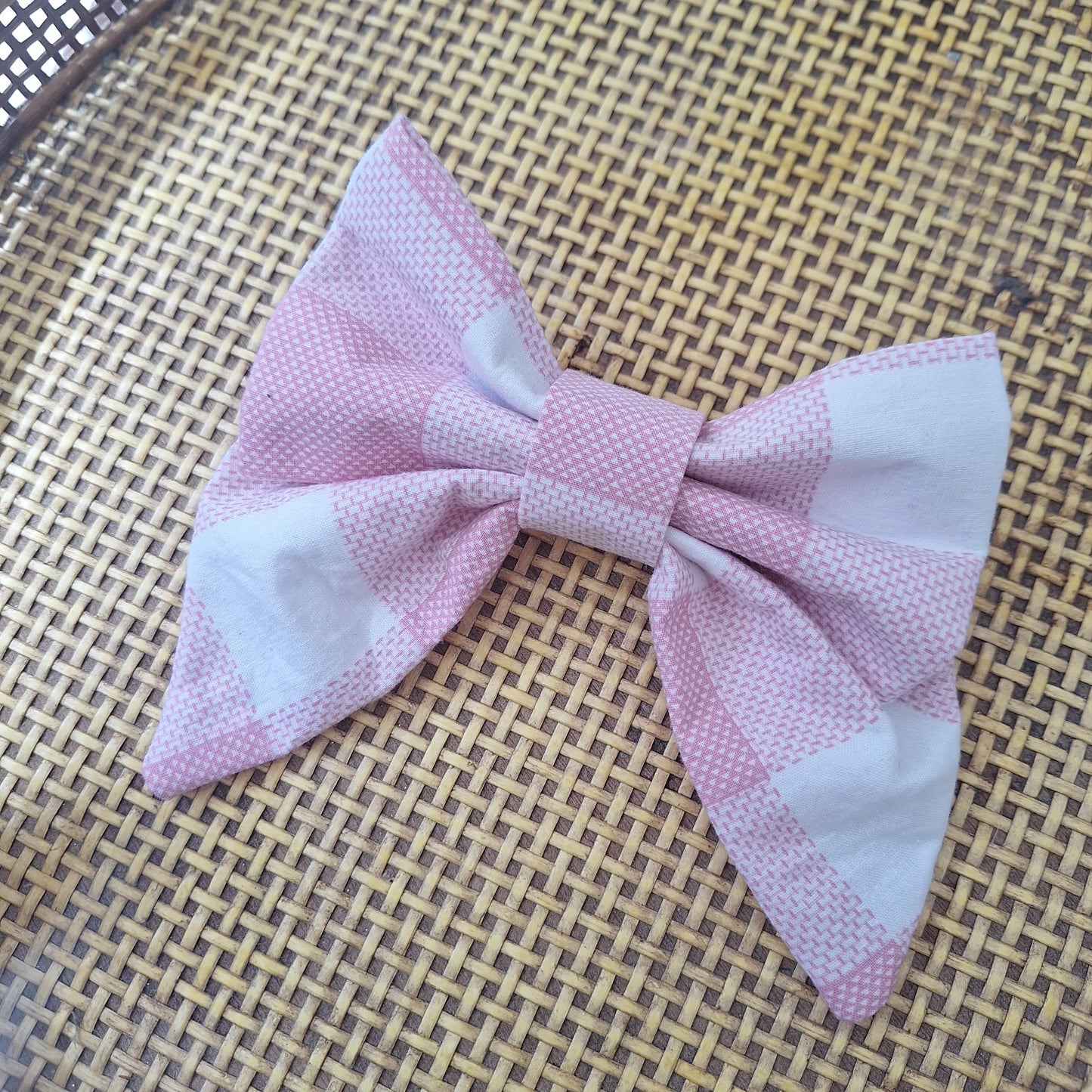 Sassy Checks Sailor Bow