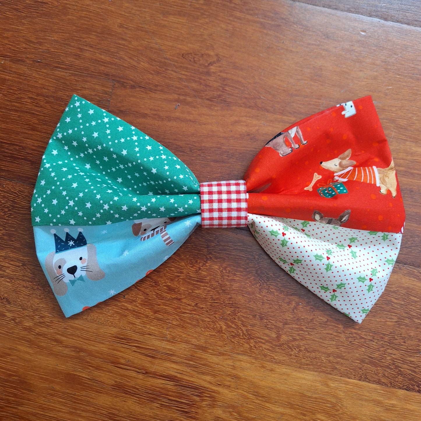 Patchwork Holiday Bow