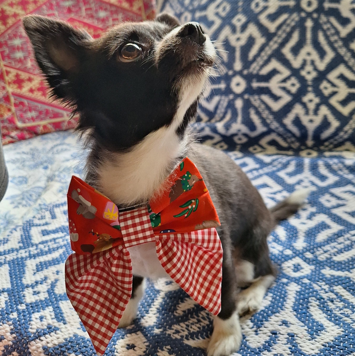 Santa’s Aussie Helper Bow