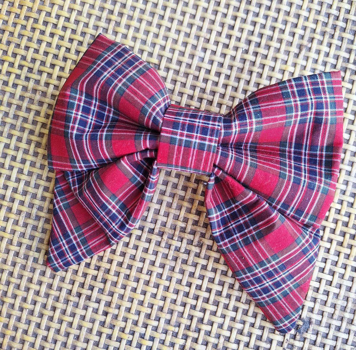 Picnic Plaid Sailor Bow