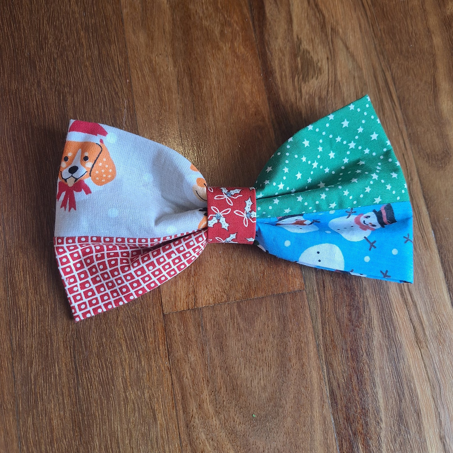 Winter wonderland Patchwork Bow
