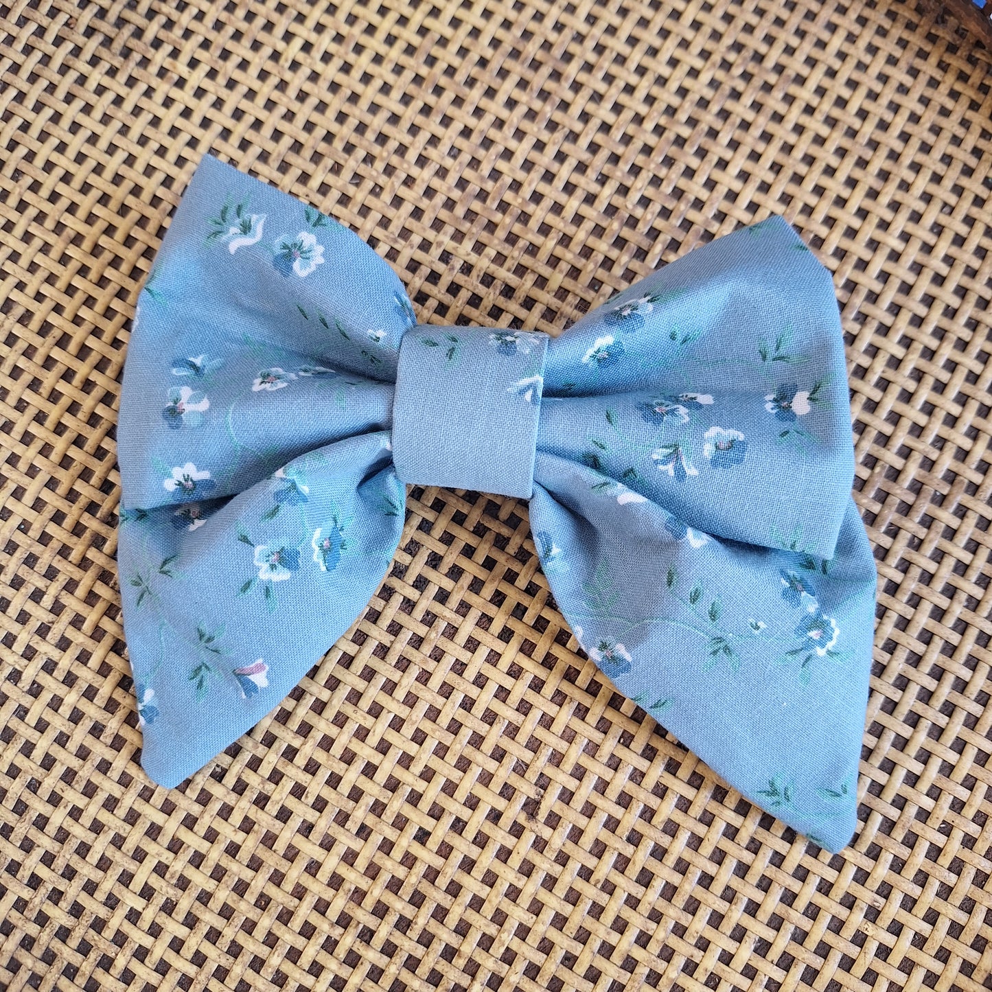 Pansy Flowers Sailor Bow
