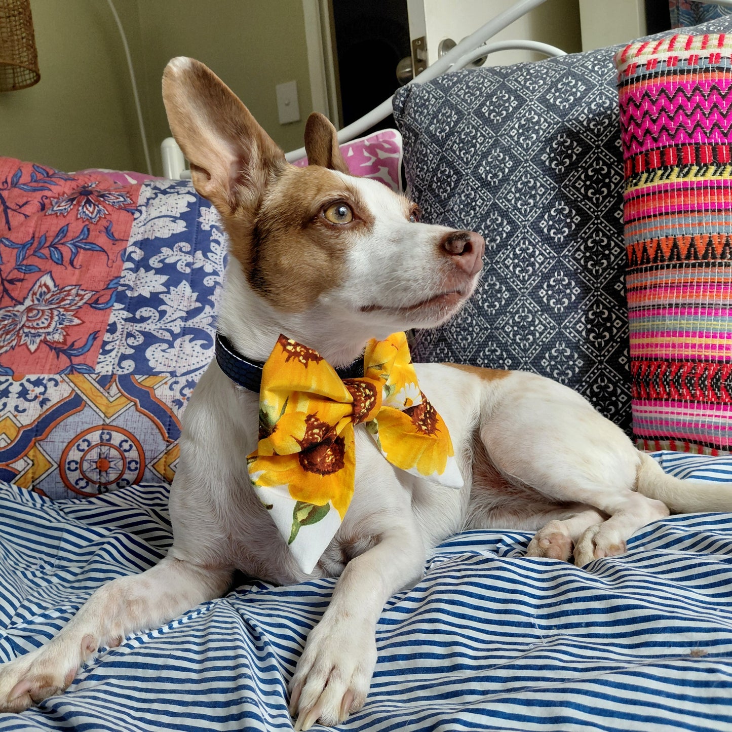 Sunflower Smiles Sailor Bow