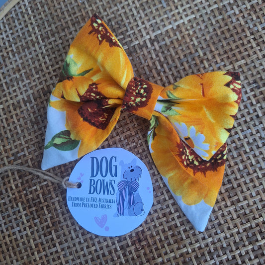 Sunflower Smiles Sailor Bow