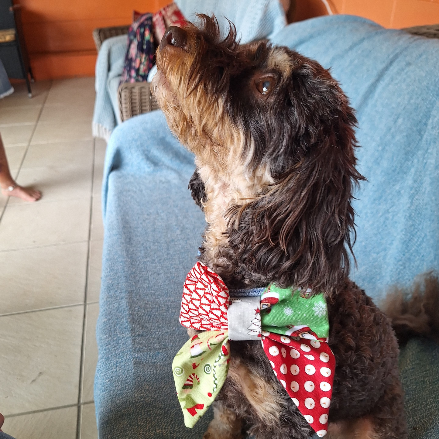 Jolly Holiday Patchwork Bow