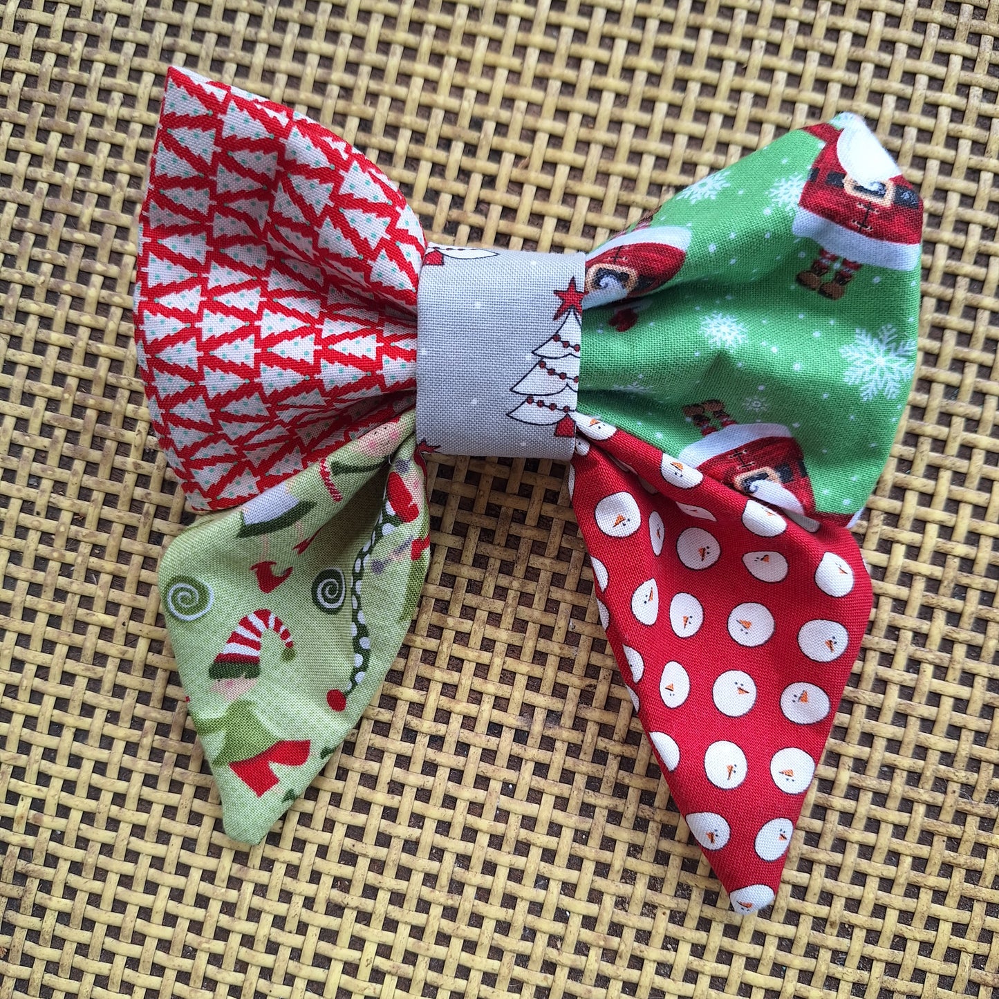 Jolly Holiday Patchwork Bow