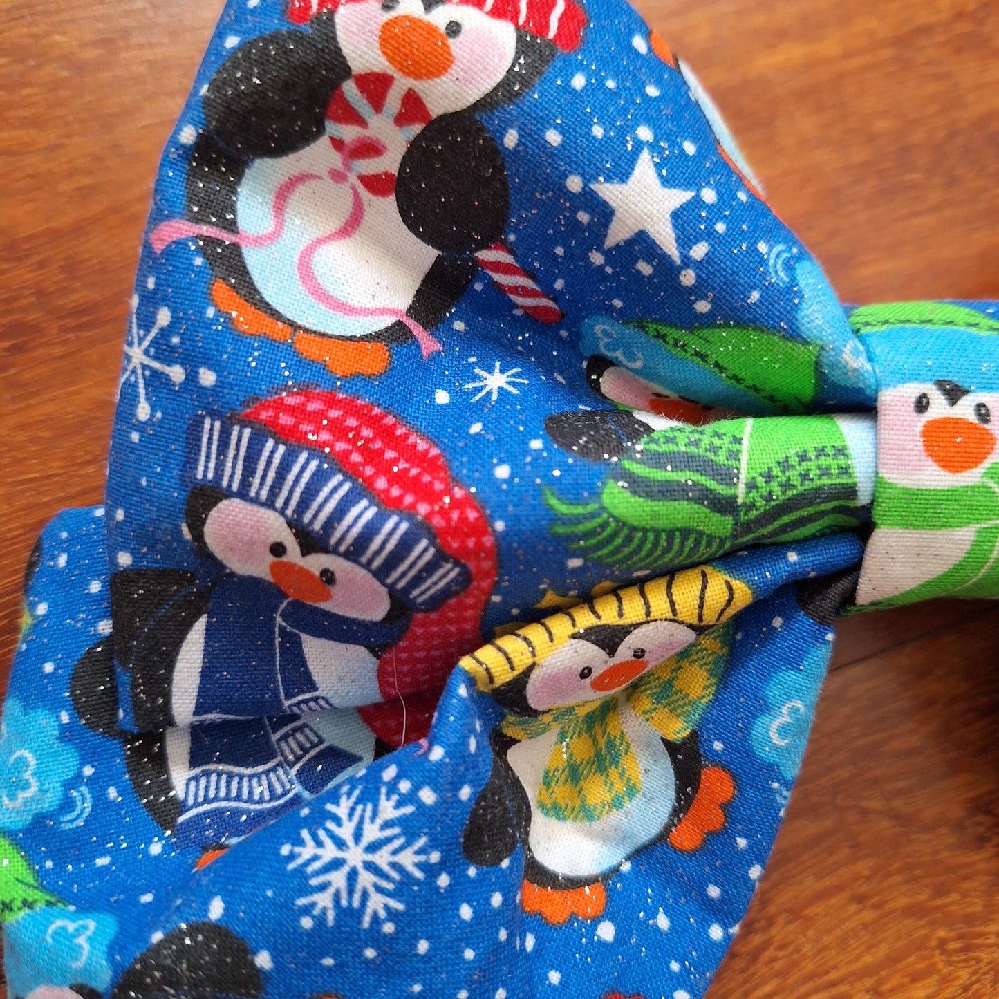 North Pole Penguins Bow