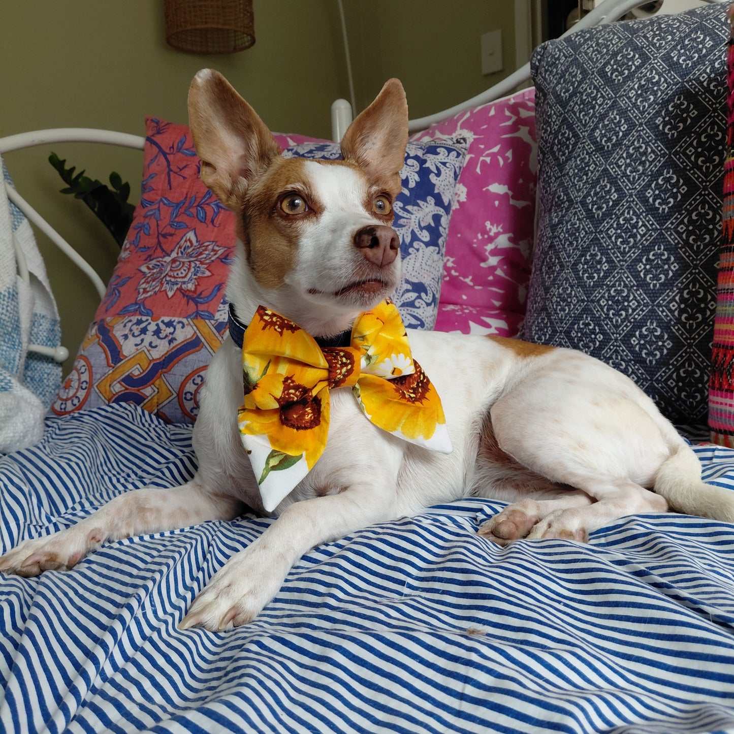 Sunflower Smiles Sailor Bow